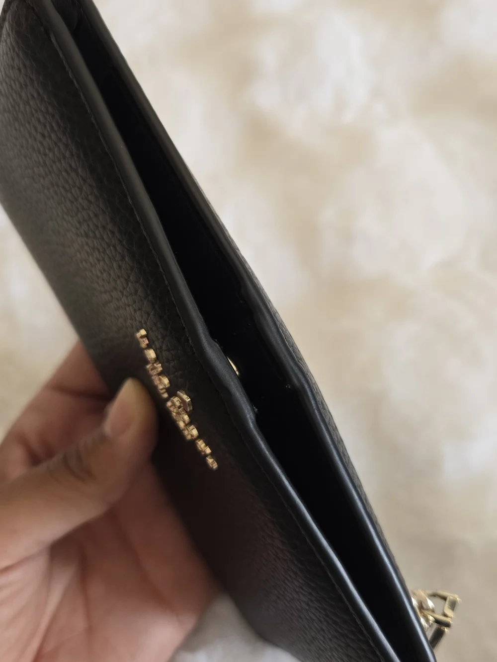 Kate Spade Black Pebbled Leather Wallet
